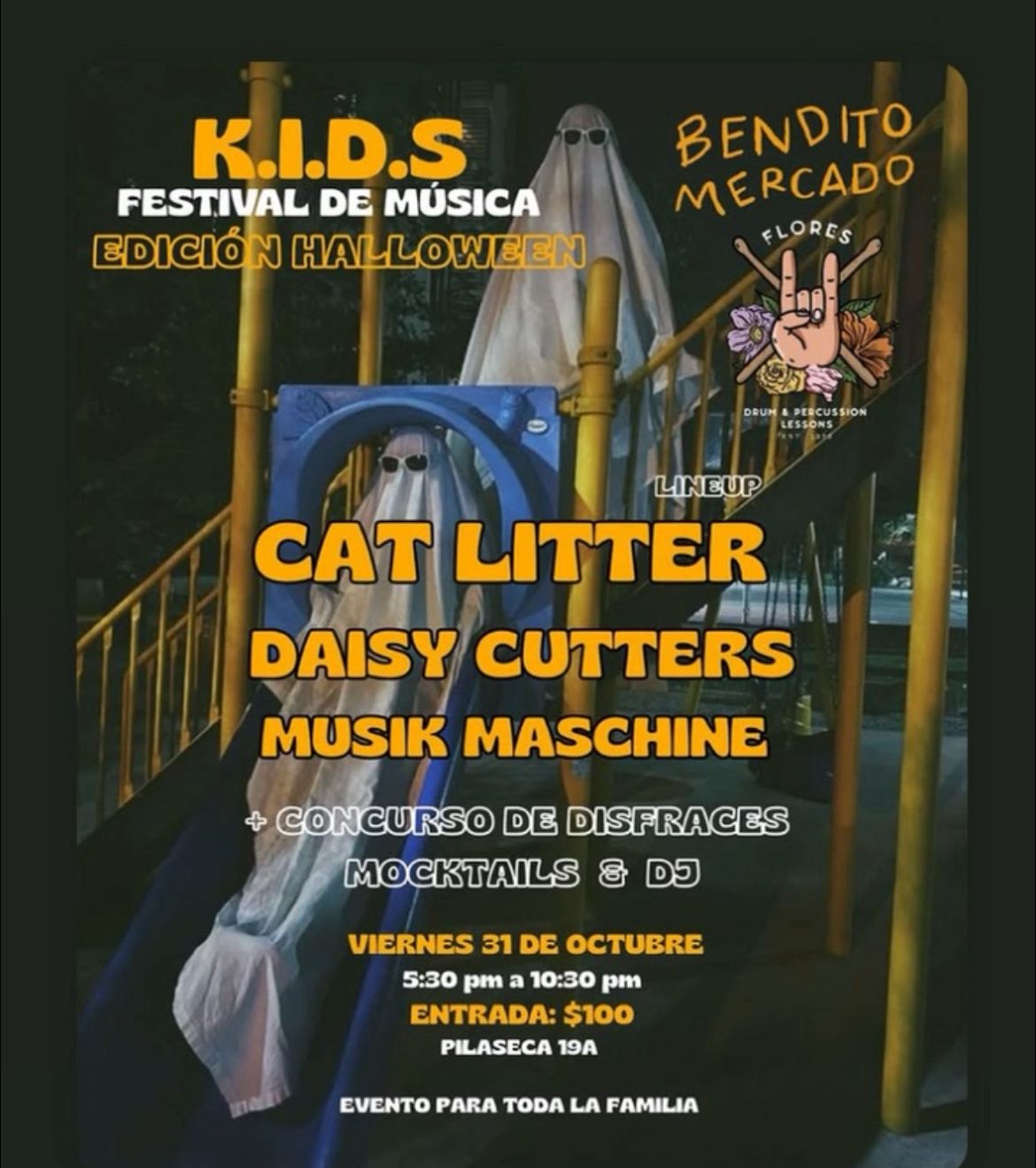 K.I.D.S Festival de Música Edición Halloween, Bendito Mercado